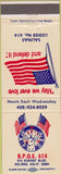 Matchbook Cover - Matchbook Cover Elks Club Salinas CA