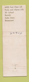 Matchbook Cover - Red River Ski Area Red River NM WORN