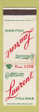 Matchbook Cover - Restaurant Laurent New York City WEAR