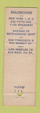 Matchbook Cover - Bear Brand Yarns Bucilla Bernhard Ulmann NYC Chicago