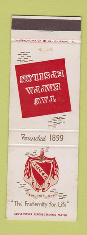 Matchbook Cover - Tau Kappa Epsilon Fraternity