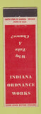 Matchbook Cover - Indiana Ordnance Works