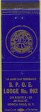 Matchbook Cover - Matchbook Cover Elks Club Seneca Falls NY