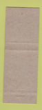 Matchbook Cover - Burns Whell oil gas Tankel Rexall Drug Chicaog IL WORN