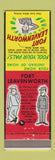 Matchbook Cover - Fort Leavenworth Prison JOKE GAG