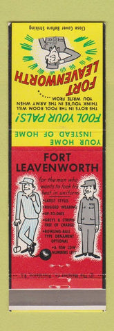 Matchbook Cover - Fort Leavenworth Prison JOKE GAG