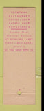 Matchbook Cover - Union Depot St Paul MN Terminal Restaurant railroad