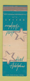 Matchbook Cover - Hotel Adolphus Dallas TX TAPED