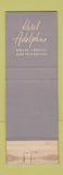 Matchbook Cover - Hotel Adolphus Dallas TX TAPED