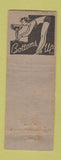 Matchbook Cover - West Side Tavern Missoula MT girlie
