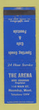 Matchbook Cover - The Arena Sporting Goods Cafe Roundup MT