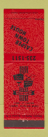 Matchbook Cover - Casper Town House Casper WY motor hotel