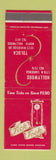 Matchbook Cover - Tick Tock Restaurant Hollywood Toluca CA