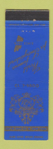 Matchbook Cover - Wivel Restaurant New York City