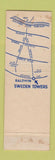 Matchbook Cover - Sweden Towers Restaurant Smorgasbord Baldwin LI NY