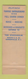 Matchbook Cover - Stockholm Swedish Smorgasbord Somerville NJ
