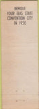 Matchbook Cover - Matchbook Cover Elks Club Bemidji MN
