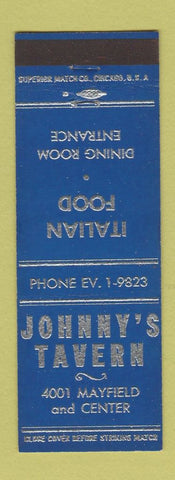 Matchbook Cover - Johnny's Tavern Italian South Euclid OH