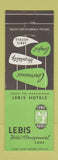 Matchbook Cover - Lebis Hotels New York City Baltimore Akron Washington DC