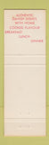 Matchbook Cover - Mortensen's Copenhagen Restaurant Monterey by the Bay CA