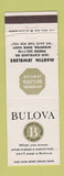 Matchbook Cover - Bulova Watches Martin Jewelry Wooster OH