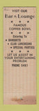 Matchbook Cover - Hotel Finlen Butte MT WEAR