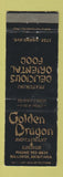 Matchbook Cover - Golden Dragon Chinese Restaurant Billings MT WEAR