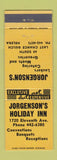 Matchbook Cover - Jorgenson's Holiday Inn Meat Locker Helena MT