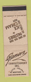 Matchbook Cover - Jamers Confectionery Butte Helena MT WEAR