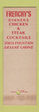 Matchbook Cover - French's Restaurant MT Girlie?