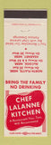 Matchbook Cover - Chef Lalanne Kitchen Kearney NE