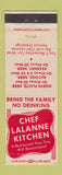 Matchbook Cover - Chef Lalanne Kitchen Kearney NE