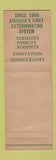 Matchbook Cover - Rose Exterminating Springfield MO rats insects