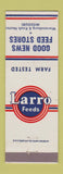 Matchbook Cover - Larro Feeds Good News Warrensburg Knob Noster MO