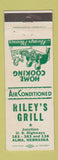 Matchbook Cover - Riley's Grill Alma NE