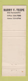 Matchbook Cover - Lott Hunt Real Estate Marry Teepe Dellwood MO