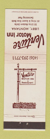 Matchbook Cover - Venture Motor Inn Libby MT WEAR
