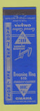 Matchbook Cover - Browning King Men's Clothes Omaha NE