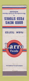 Matchbook Cover - Larro Feeds Good News Warrensburg Knob Noster MO