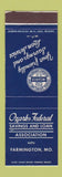 Matchbook Cover - Ozarks Federal Savings and Loan Farmington MO