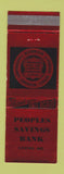 Matchbook Cover - Peoples Savings Bank Licking MO