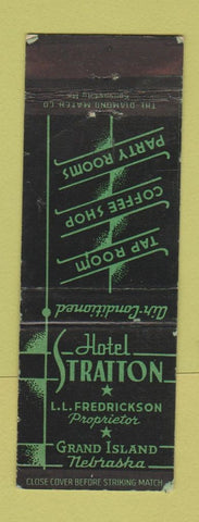 Matchbook Cover - Hotel Stratton Grand Island NE WEAR