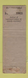 Matchbook Cover - Hotel Stratton Grand Island NE WEAR