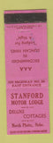Matchbook Cover - Stanford Motor Lodge North Platte NE WEAR