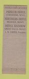 Matchbook Cover - Carter Hotel Hastings NE