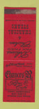 Matchbook Cover - Chances R Restaurant York NE WEAR