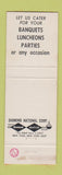 Matchbook Cover - Chances R Restaurant York NE WEAR
