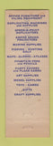 Matchbook Cover - Brain's Stationery Toys Gifts Sporting Goods Omaha NE