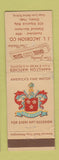 Matchbook Cover - Hamilton Watches JL Jacobson Jewelry Omaha NE