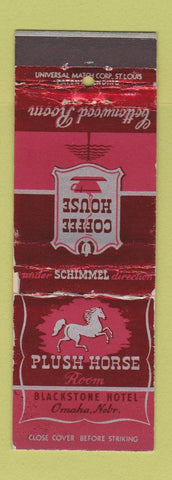 Matchbook Cover - Blackstone Hotel Omaha NE WORN